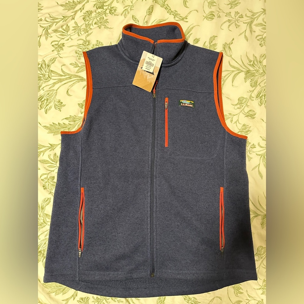 LL Bean Sweater Fleece Vest - NWT